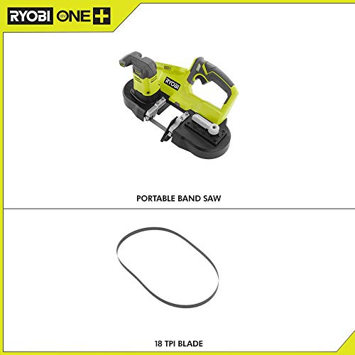RYOBI ONEAND 18V Cordless 2-1/2 in. Compact Band Saw Tool ONLY P590