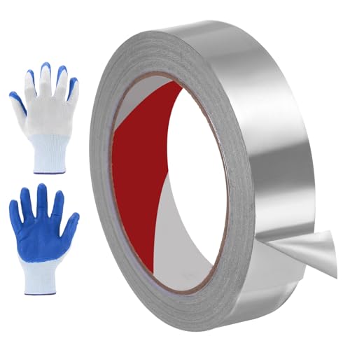 MECCANIXITY Alum um Foil Tape, 33 Ftx1.2 x2.4mil Heavy Duty HVAC Tape - size: 33 ftx1.2inx2.4mil
