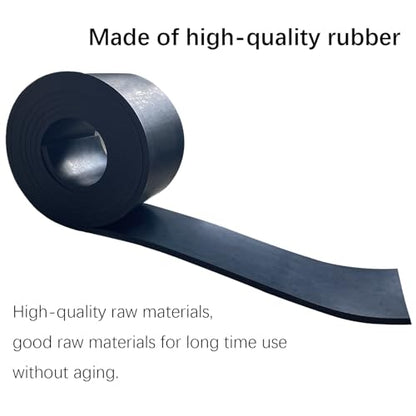 Thick Neoprene Rubber Strip Rolls 1/4 (.25)" Thick X 4" Wide X 10'Long - size: 4"X10'X1/4"