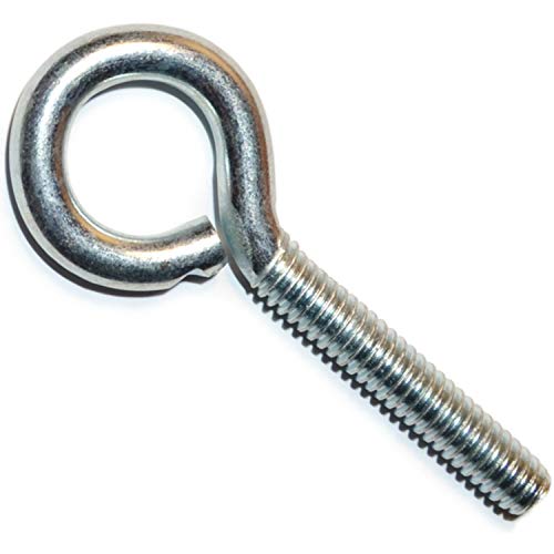 Hard-to-Find Fastener 014973454326 Eye Bolt Zinc, 1/4-20 x 2-1/2-Inch, 15-Piece - size: 1/4"-20 x 2-1/2"