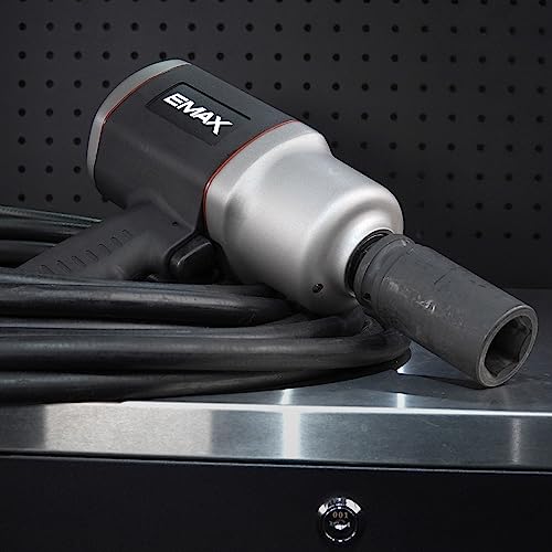 EMAX 3/4" Drive Air Impact Wrench, Pneumatic Mechanic Tool, 6,000 RPM