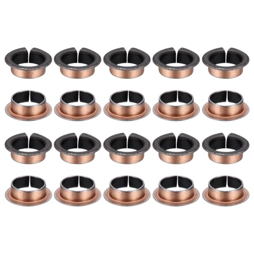 uxcell 40Pcs Flanged Sleeve Bearing, 14mm Bore x 16mm OD x 7mm Length - size: 14×16×7mm