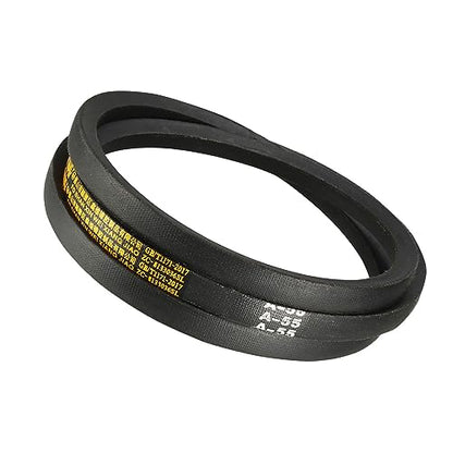 A-55 Drive V-Belt - [55-inch Inside Circumference] A-Section Rubber Drive Belt Wrapped for Transmission Use - size: A-55