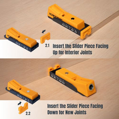 POWERTEC Single Pocket Hole Jig Kit with Drill Bit & Stop Collar (72249V) - style: SinglePocket Hole Jig Kit
