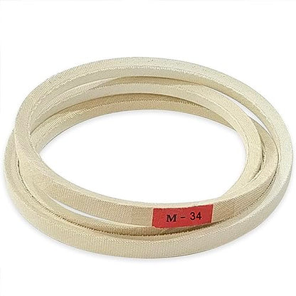 M34 Industrial Sewing Machine Belt 34" Outer Girth Rubber Triangle V-Belt - size: M34