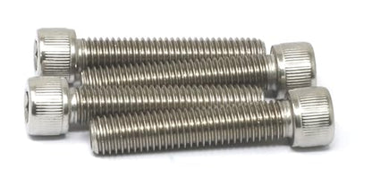 iexcell 4 Pcs 1/2-13 x 2-1/2" Stainless Steel 304 Hex Socket Head Cap Screws Bolts Kit - size: 1/2-13 x 2-1/2" ( Fully Threaded )