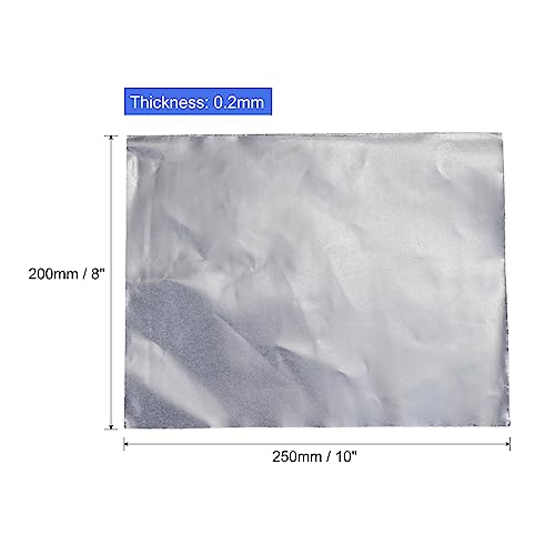 PATIKIL Flexible Graphite Foil Sheet, Pack of 5, 250x200mm, 0.2mm Thick - size: 250x200x0.2mm