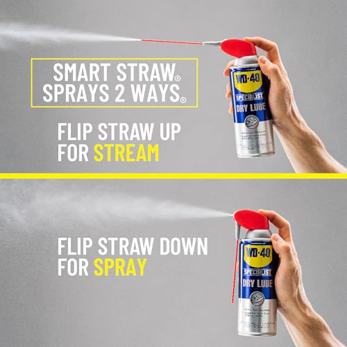 WD-40 Specialist Dry Lube, Long-Lasting, New Bigger Can, 12.1 OZ [6-Pack] - size: 6-Pack, style: 12.1 Oz