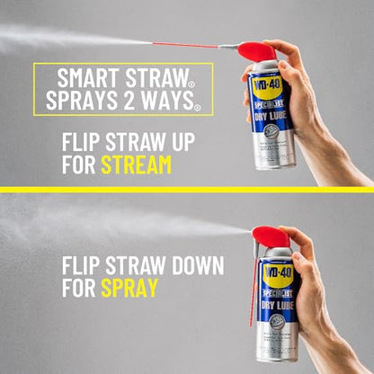 WD-40 Specialist Dry Lube, Long-Lasting, New Bigger Can, 12.1 OZ [6-Pack] - size: 6-Pack, style: 12.1 Oz