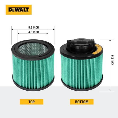 DEWALT HEPA Shop Vac Filter Replacement DXVC4003 - style: DXVC4003