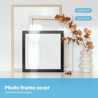 Art3d 5-Pack of 29×59" PET/Plexiglass Sheets, Transparent Clear Flexible Plastic Sheet Panels for Craft, Picture Frames, Sign Blank, DIY Display Project - color: Clear, size: 29" x 59", 1mm Thick