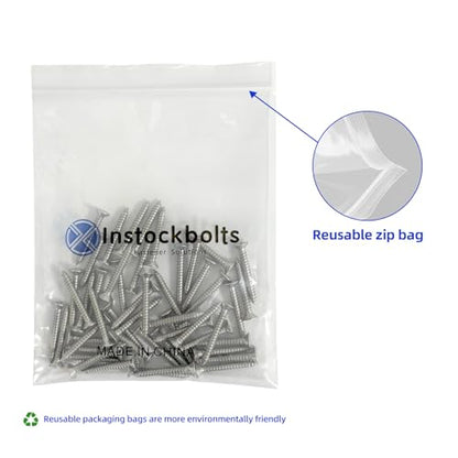 #8 x 2 Flat Head Sheet Metal Screws Phillips Drive Wood Screws, 304 Stainless Steel 18-8, Pack of 50 - color: Silver, size: #8 x 2"