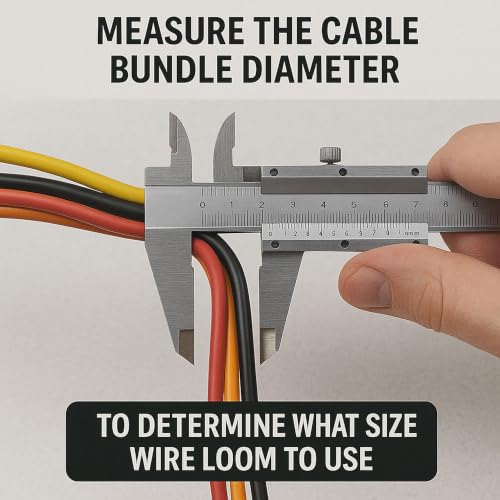 Electriduct 1/4" Flame Retardant Polypropylene Split Wire Loom - 25 Feet - size: 0.25 Inch