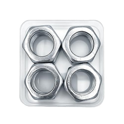M22 80pcs Hex Nuts,M22 Galvanized Metric Hardware Nuts Sets - size: M22