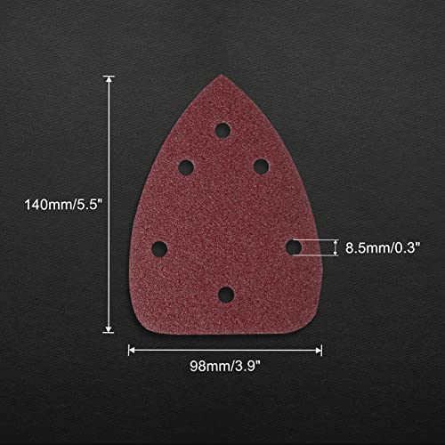 Mouse Sander Sandpaper 40 Grit 6 Hole 30 Pcs - style: 40 Grit
