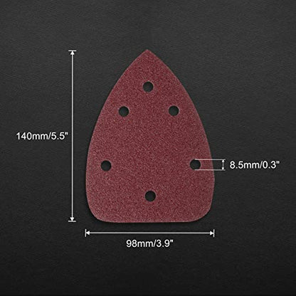 Mouse Sander Sandpaper 40 Grit 6 Hole 30 Pcs - style: 40 Grit
