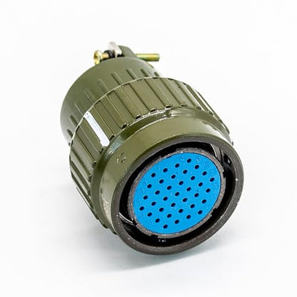 Aviation Connector 28mm Y28M-37TK Female 37 Pin Circular Connector Solder Cable Plug Bayonet Coupling Waterproof Aviation Metal Wire Panel Power Chassis Fittings Connector
