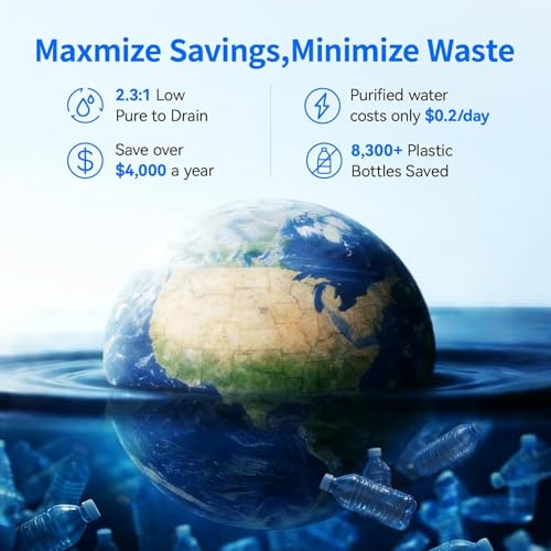 Philips Tankless Reverse Osmosis System, 600 GPD, Self-Cleaning RO System - size: High‑Flow Model
