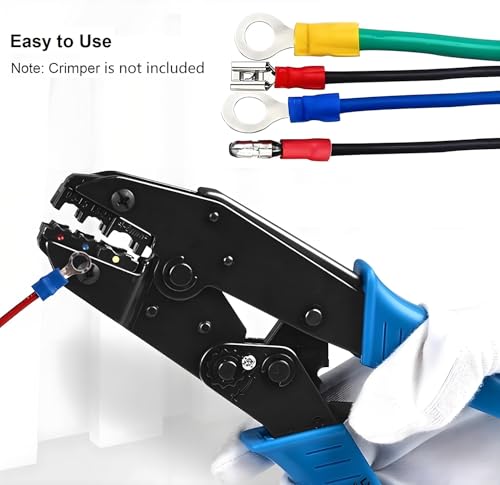480 PCS Insulated Crimp Wire Connectors, Assorted Crimp Terminal Kit
