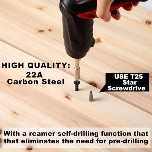 Yaocom 2 lb Wood to Metal Self Drilling Screws, #10-16 x 1-1/4", 286 Pcs - color: 2 lb