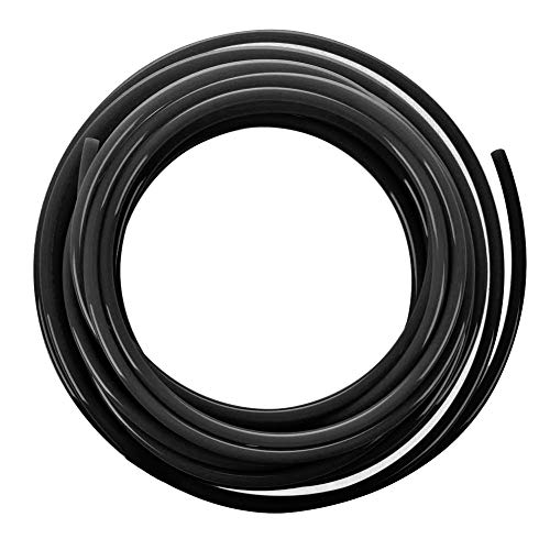 Beduan Pneumatic Tubing Pipe 1/4" OD Black Air Compressor PU Line Hose Tube for Water Fluid Transfer 12Meter 39.4ft - color: Black, size: 1/4" OD-39.4ft
