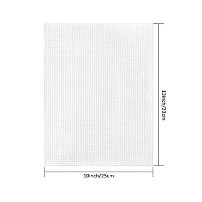 Pllieay 36Pcs Mesh Plastic Canvas Sheets Kit, Embroidery Tools for Craft - size: 36Pcs 6 count