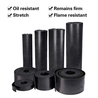 TORRAMI Neoprene Material Rubber Sheet Roll 1/16 (.062) inch T X 4 inch W X 10 Feet, DIY Gaskets for Sealing,Protection, Abrasion, Supports, Leveling, Bumpers - size: 4" Wide X 10' Long, style: 1/16 (.062)" Thick