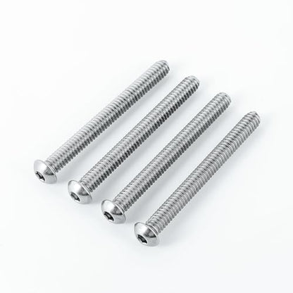 15 Sets 1/4-20 x 1-1/4" Button Head Socket Cap Bolts Screws with Nuts, Flat & Lock Washers, 304 Stainless Steel 18-8, Hex Drive, Bright Finish - size: 1/4-20, style: (15Sets)1/4-20 x 1-1/4"