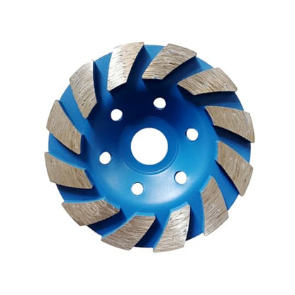 4-Inch Concrete Grinding Wheel, 5/8-11, Blue - color: Blue