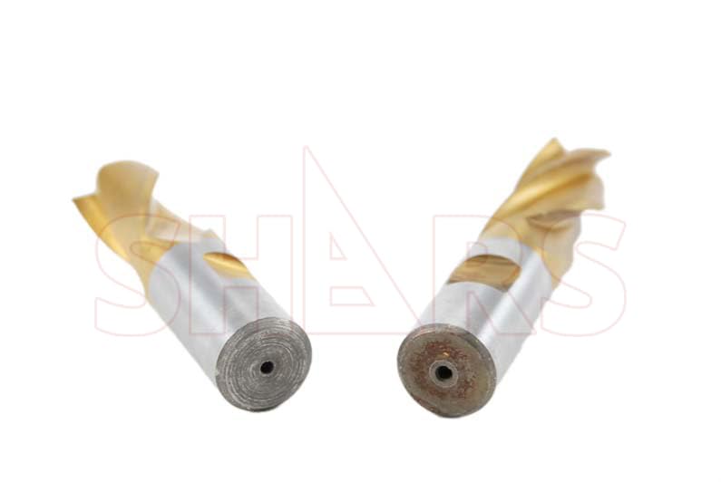 Shars 3/16" -3/4" Tin Coated Single End Mill Set 404-5901# - size: 3/16 - 3/4", Tin Coated, 20 PCS