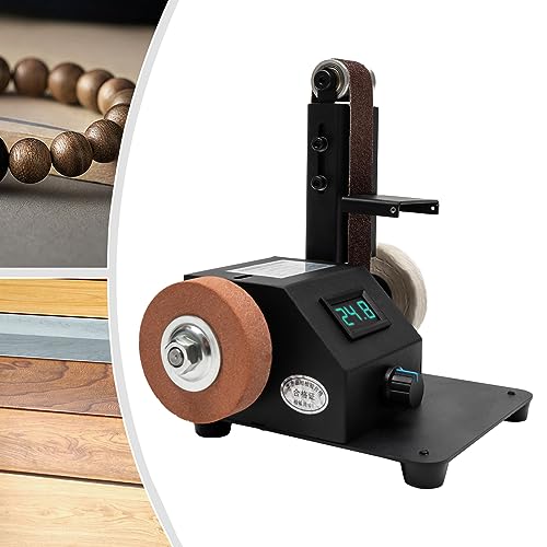 10PCS Abrasive Belt Polishing Grinding Tool 350W Electric Grinder Sander Tool Auto Body Tools Belt Sander for Metal Working Wood Metal Stone and Scissors Sanding - color: 350w| 8500rpm