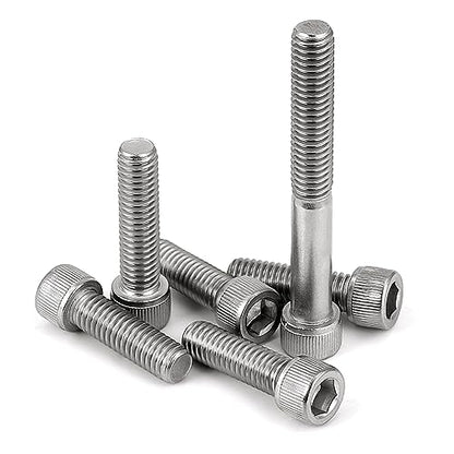 1/4-20 x 5/8" Socket Head Cap Screws, Allen Socket Drive, Stainless Steel 18-8 (304), Full Thread, Bright Finish, Machine Thread, 25 PCS - size: 1/4-20 x 5/8"