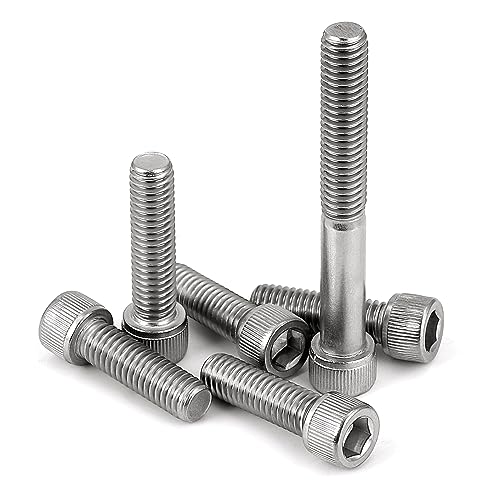 1/4-20 x 1-1/2" Socket Head Cap Screws, Allen Socket Drive, Stainless Steel 18-8 (304), Full Thread, Bright Finish, Machine Thread, 25 PCS - size: 1/4-20 x 1-1/2"