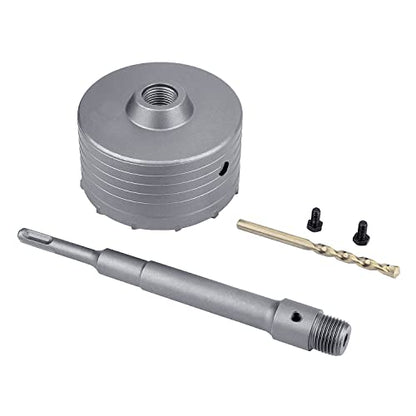 125mm (4.9") Concrete Hole Saw with 220mm SDS Plus Shank Rod - style: 125mm ( 4.9 inch )