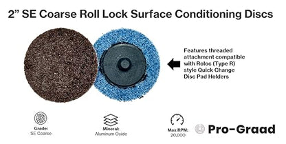 2" SE Coarse R-Type Surface Conditioning Disc, 18081, 25 Pack - style: 2 inch