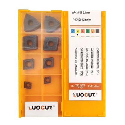 Lathe Turning Inserts CCMT060204 CCMT09T304 DCMT070204 CNMG120408 WNMG080408 - size: 1-10P-CC06/CC09/DC07/CN12/WN08