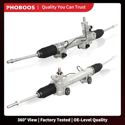 PHOBOOS Hydraulic Power Steering Rack and Pinion Fit for Dodge - size: 22-338