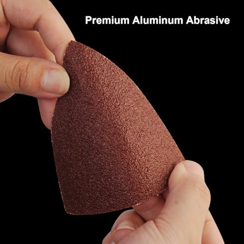 120 PCS Skil Sander Sandpaper 60/120/180/240 Grit with Holes Hook and Loop - style: 120PCS-60/120/180/240
