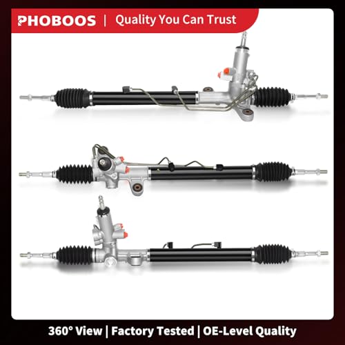 PHOBOOS Hydraulic Power Steering Rack and Pinion Fit for Honda Civic - size: 26-2718