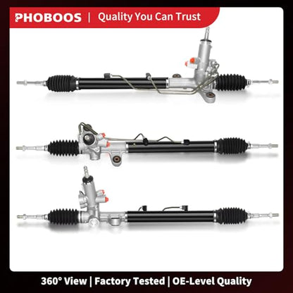 PHOBOOS Hydraulic Power Steering Rack and Pinion Fit for Honda Civic - size: 26-2718