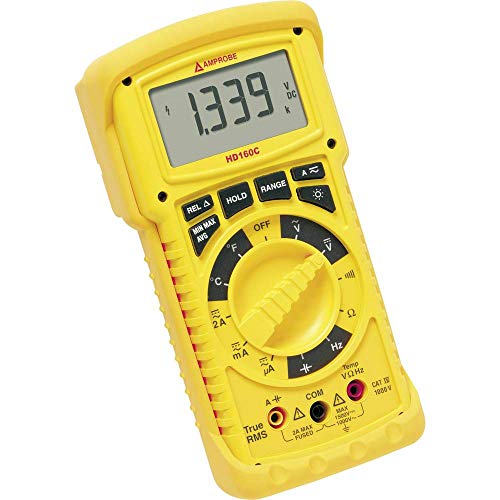Amprobe HD160C Heavy Duty TRMS Multimeter with Temperature - style: HEAVY DUTY TRMS DMM, IP67, 1500V DC, TEMP
