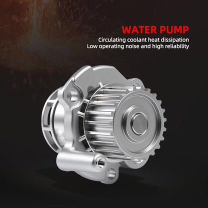Engine Timing Belt Kit with Water Pump for Audi A3 06-08 - size: for A3/ A3 Quattro / A4 Quattro/ Audi TT