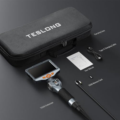 Teslong TD500 Articulating Borescope for Mechanic Automotive Inspection