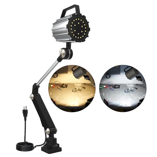 New Led Wood Lathe Light, 20W Machine Lamp 110-220v (18w double color) - size: 18w double color