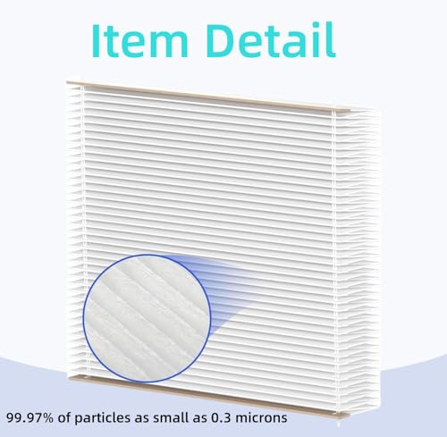 2 Packs, 201 Replacement Filter MERV 13 Compatible with Aprilaire 2200, 2250, Space Gard 2200 Whole House Air Cleaner Purifiers and Lennox PMAC-20C (Lennox X0445), MERV-13 Air Filter - size: Pack of 2