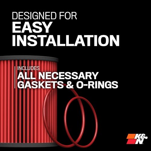 K&N Oil Filter: 20,000 Mile Engine Protection, High Efficiency, HP-7020 - size: (Pack of 1)