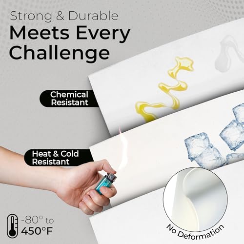 Exactly Rubber - White Silicone Sheet, 60A Durometer Silicone Mat, Food-Grade Rubber Mat with -80 to 450°F Temperature Resistance, 400% Elongation, Silicone Placemat Made in The USA, 1/32 x 12” x 36” - size: 1/32 x 12 x 36