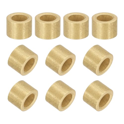 uxcell 20Pcs Sleeve Bearings, 5mm Bore x 8mm OD x 6mm Length, Self-Lubricating Sintered Bronze Bushings - size: 5mm Bore x 8mm OD x 6mm Length