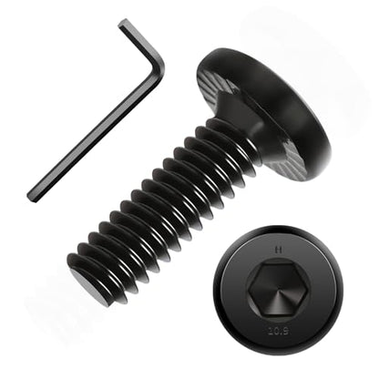 Socket Cap Machine Screws 1/4 x 3/4 25PC, Flat Head Hex Socket - size: 1/4-20 x 3/4, style: Flat