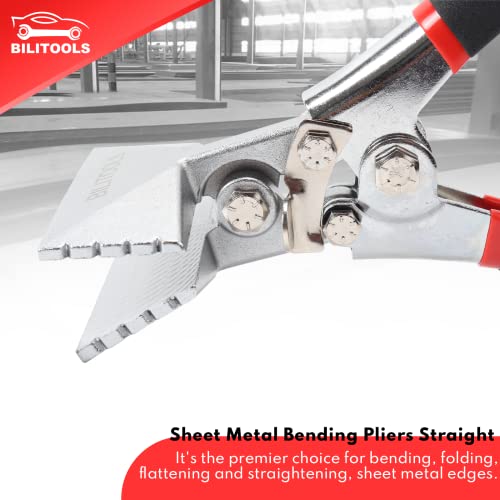 BILITOOLS Sheet Metal Bender, Hand Seamer Sheet Metal Bending Pliers